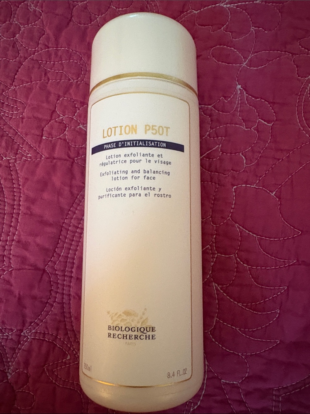 Biologique Recherche Lotion P50T Exfoliating Face Toner - White